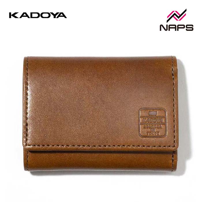 KADOYA カドヤ 8900 3FOLD コンパクトウォレット ブラウン