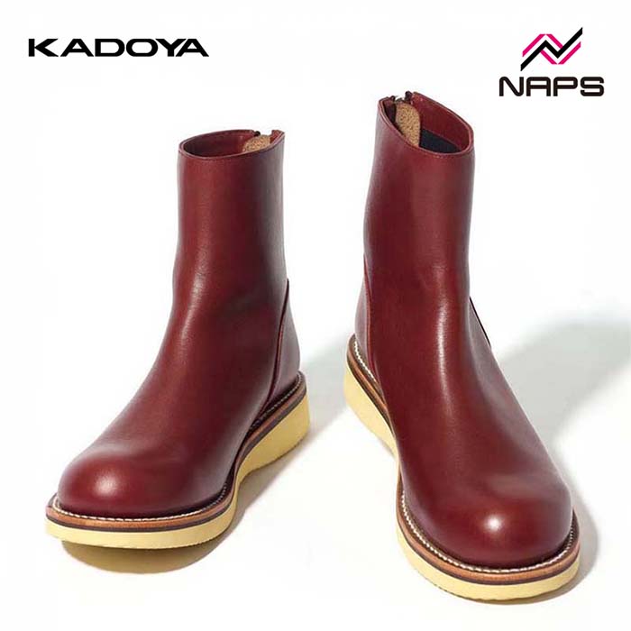 KADOYA カドヤ 4335 Ash-elefantas レザーブーツ レディース ワイン ALTER KEIS アルタケイス