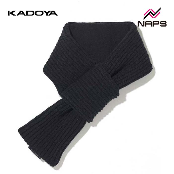 KADOYA カドヤ 8601 WP WOOL ネックウォーマー ブラック