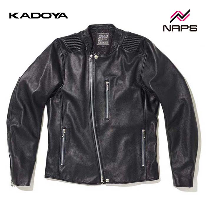 カドヤ　EURUS　1636 黒 レザー シングルライダースジャケット 革ジャン シングル レザージャケット｜カドヤ公式オンライン