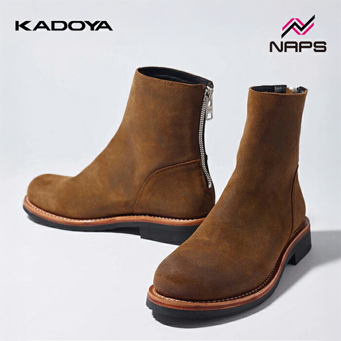KADOYA カドヤ 4331 elefantas レザーブーツ レディース スウェード/ブラウン ALTER KEIS アルタケイス｜ナップス店