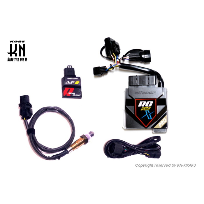 KN企画 【RC MiniX コンプリートECU】+【AF2 ワイドバンドO2センサーLSU4.9付属 空燃比モジュール】YZF-R3