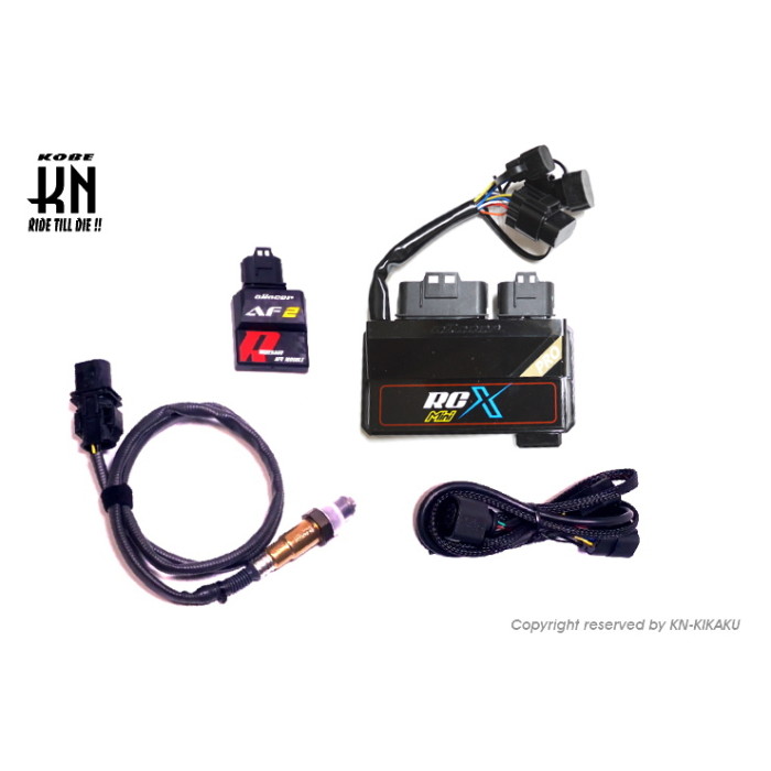 KN企画 【RC MiniX コンプリートECU】+【AF2 ワイドバンドO2センサーLSU4.9付属 空燃比モジュール】NINJA400｜詳細画像