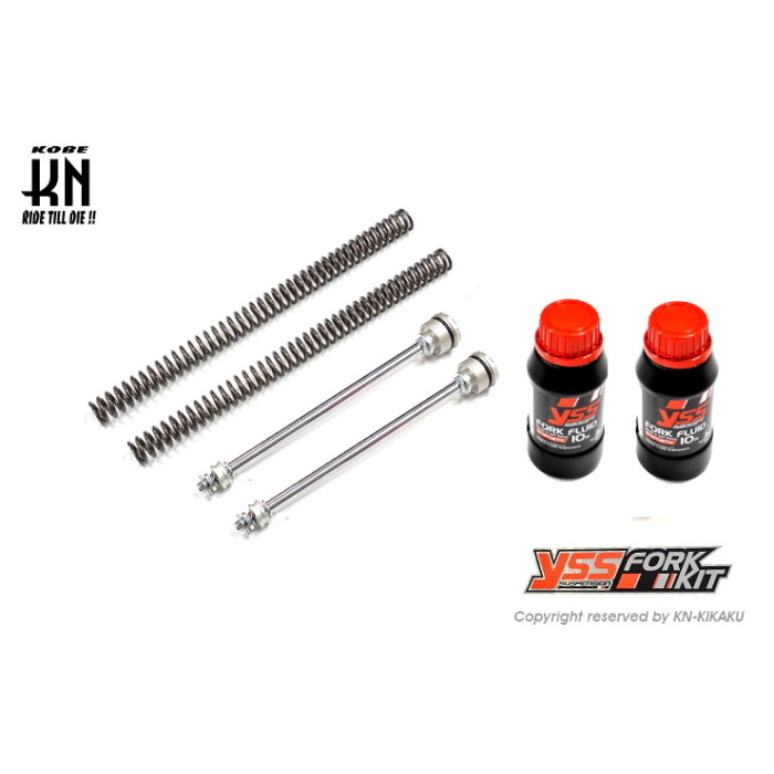 KN企画 YSS フロントフォークアップグレードキット【モンキー125/JB02】