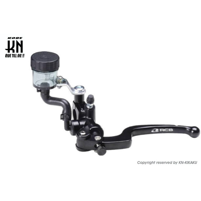 KN企画 RCB 鍛造ラジアルポンプマスターシリンダー【S2】14mm【左】ブラック|ナップス店
