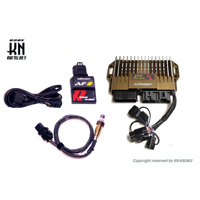 KN企画 【RC SuperX コンプリートECU】+【AF2 ワイドバンドO2センサーLSU4.9付属 空燃比モジュール】AEROX155/NVX155【2017-2020】｜ナップス店