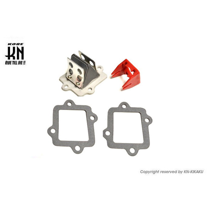 KN企画 Yビッグリードバルブ【2枚タイプ】スタッファー24mm+ガスケット付属