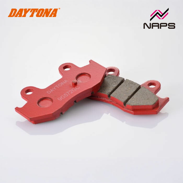 ms　4台 楽天市場】#79860 DAYTONA 79860 赤パッド デイトナブレーキパッド