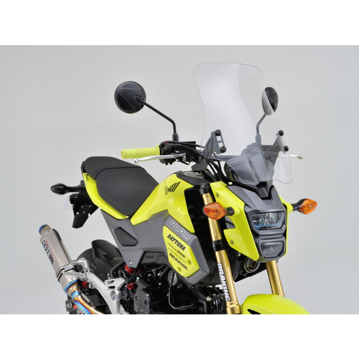 DAYTONA デイトナ ウインドシールドRS GROM 16 LEDヘッドライト車＜JC61＞ / 17-20＜JC75＞ クリアー
