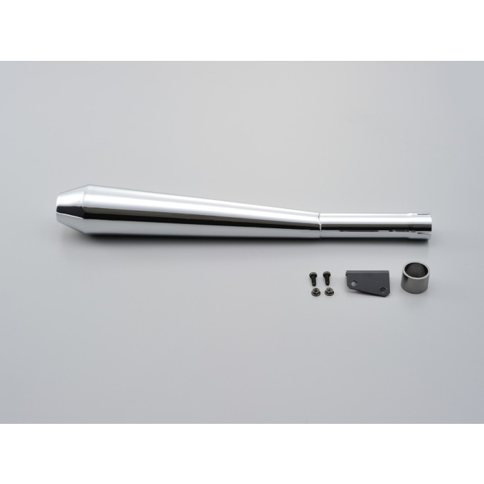 DAYTONA デイトナ スリップオンメガホンタイプマフラー（3.5&deg;UP） SR400 10-17 FIモデル専用｜ナップス店