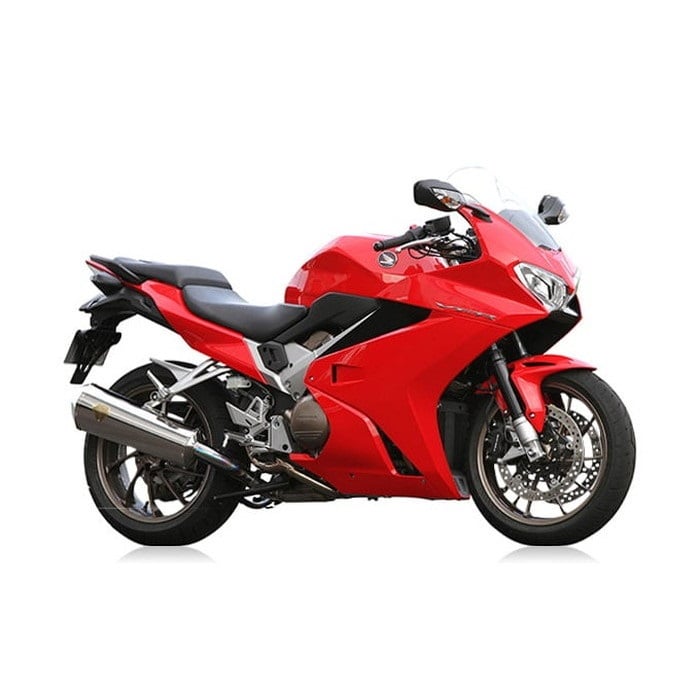 r's gear アールズギア ワイバン シングル スリップオンマフラー クロスオーバル VFR800F/X 14-22