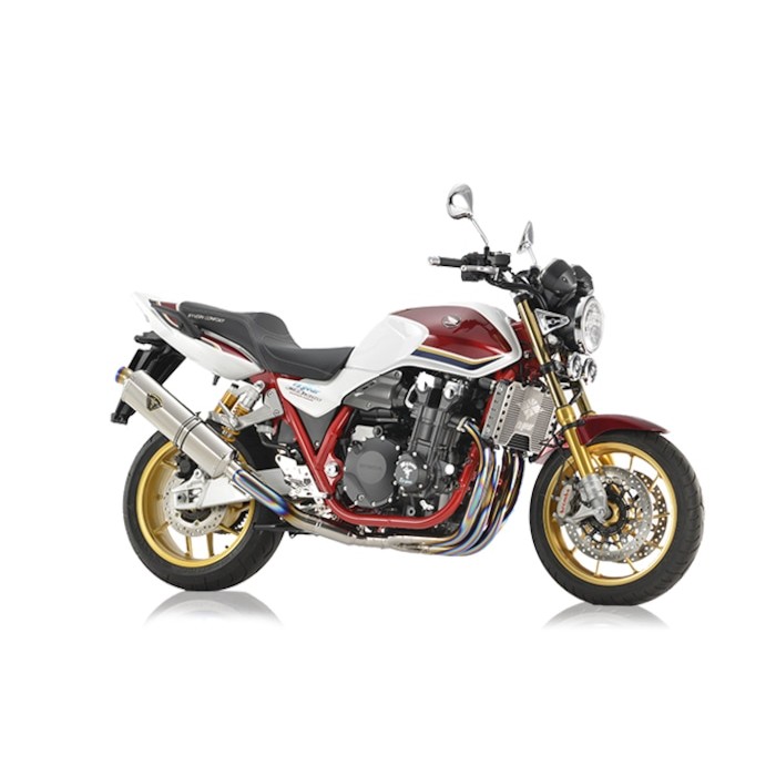 r's gear アールズギア ワイバンR シングル UPタイプ フルエキゾーストマフラー Final Anniversaryモデル CB1300SF/SB 21- (8BL)｜ナップス店 159,500円