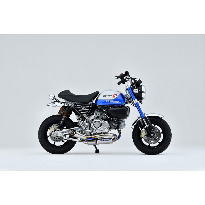 OVER Racing オーバーレーシング スパイラル フルエキゾーストマフラー (フルチタン) MONKEY125(21-)/DAX125(22-23) オーヴァーレーシング
