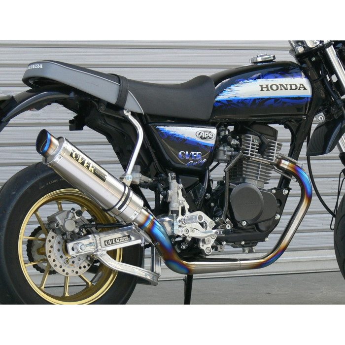 OVER Racing オーバーレーシング GP-PERFORMANCE フルエキゾーストマフラー (フルチタン) T2 APE100(-07)/APE100D オーヴァーレーシング