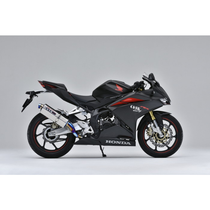 OVER Racing オーバーレーシング TT-Formula スリップオンマフラー (フルチタン) CBR250RR 17-19 オーヴァーレーシング