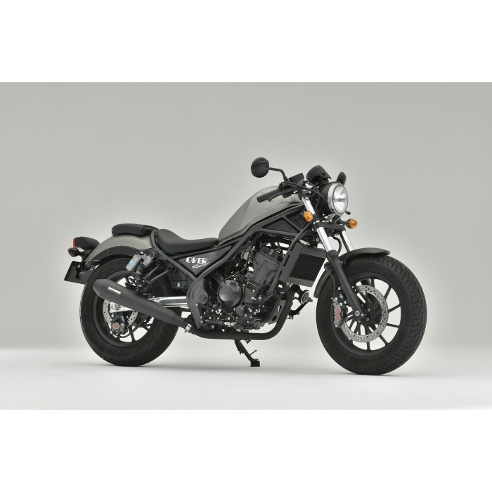 OVER Racing オーバーレーシング SSメガホン スリップオンマフラー ブラック Rebel250(17-22)/S Edition(20-22) オーヴァーレーシング｜ナップス店