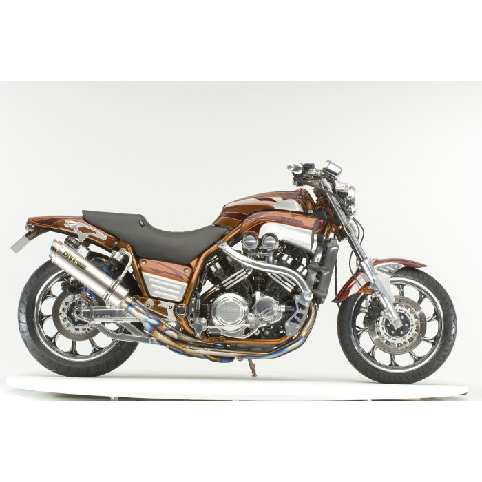 OVER Racing オーバーレーシング GP-PERFORMANCE ツイン フルエキゾーストマフラー (フルチタン ) V-MAX1200 オーヴァーレーシング｜ナップス店