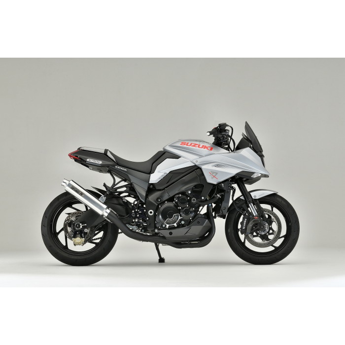 OVER Racing オーバーレーシング SESMIC-IV レーシング フルエキゾーストマフラー ブラック KATANA 19- オーヴァーレーシング｜ナップス店