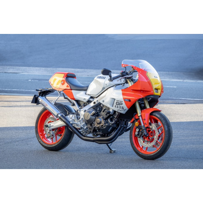 OVER Racing オーバーレーシング SESMIC-IV 3-1 フルエキゾーストマフラー ブラック XSR900GP(24-) オーヴァーレーシング|ナップス店