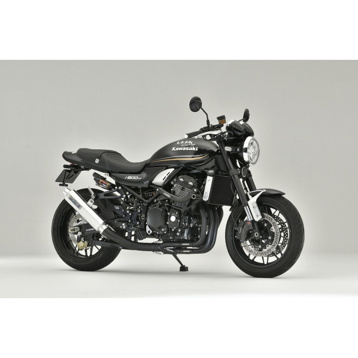 OVER Racing オーバーレーシング SESMIC-IV フルエキゾーストマフラー ブラック Z900RS 18-22 オーヴァーレーシング