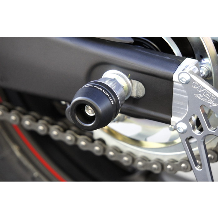 OVER Racing オーバーレーシング リアアクスルスライダー ブラック YZF-R25 15-17 オーヴァーレーシング