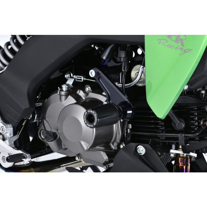 OVER Racing オーバーレーシング エンジンスライダー ブラック Z125-PRO オーヴァーレーシング｜ナップス店