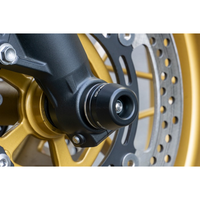 OVER Racing オーバーレーシング フロントアクスルスライダー ブラック Z650RS 22-23 オーヴァーレーシング
