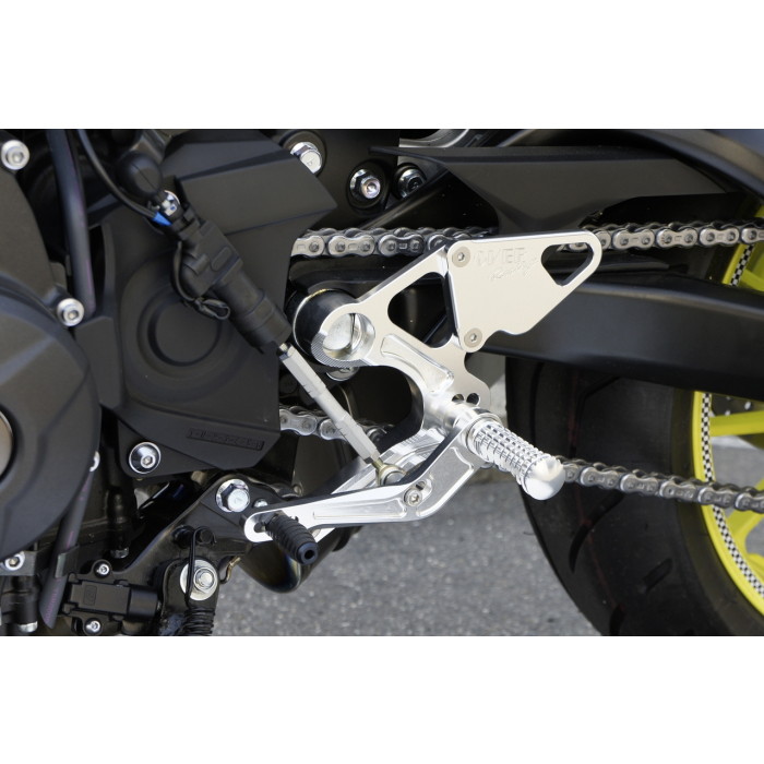 OVER Racing オーバーレーシング バックステップ 4ポジション MT-09(17-)/XSR900(18-) オーヴァーレーシング