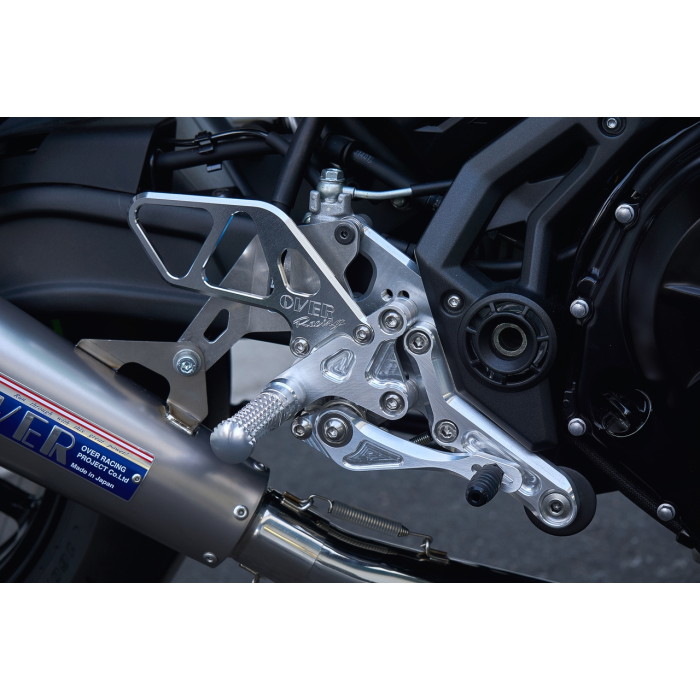 OVER Racing オーバーレーシング バックステップ 4ポジション Ninja650(17-19) オーヴァーレーシング