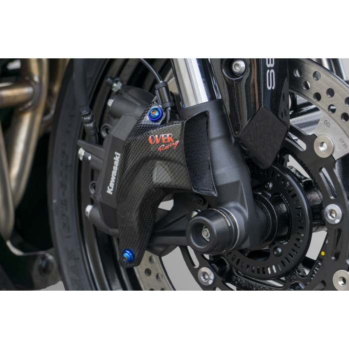 OVER Racing オーバーレーシング Carbon フロントキャリパーダクト ZX-25R 20- オーヴァーレーシング
