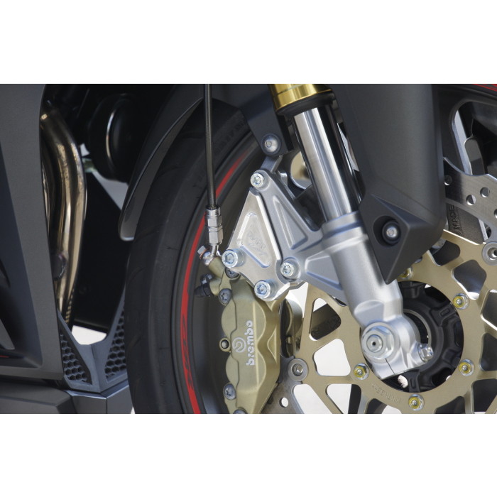 OVER Racing オーバーレーシング Fキャリパーサポート ブレンボ4P用 CBR250RR 17-19 オーヴァーレーシング