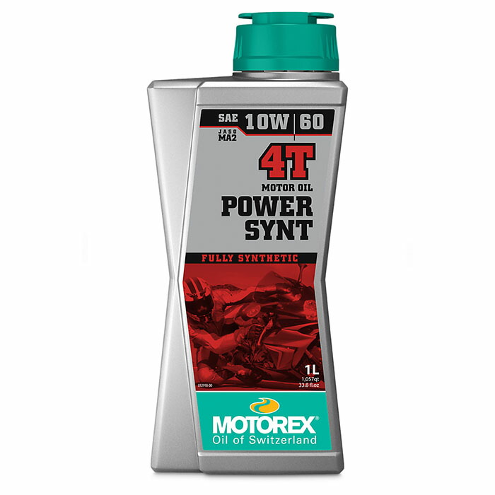 MOTOREX モトレックス 4サイクルエンジンオイル POWER SYNT 4T 【10W60】 容量 1L 4L|ナップス店