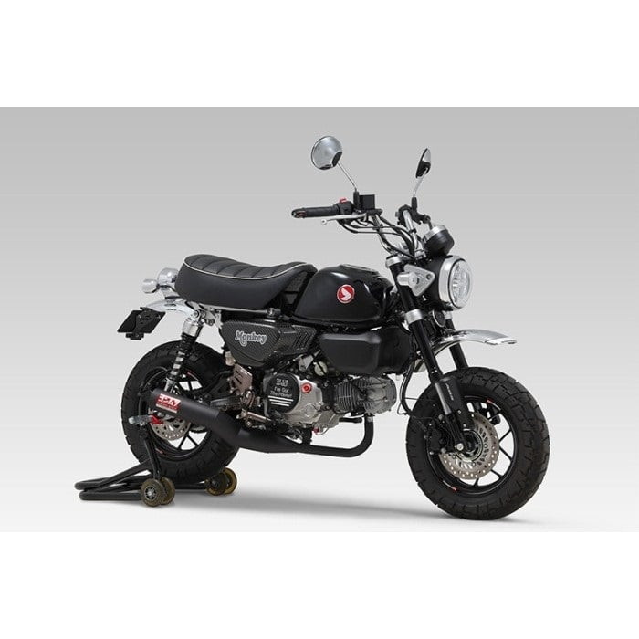 YOSHIMURA ヨシムラ 機械曲ストレート762サイクロン 政府認証 フルエキゾーストマフラー Monkey125 21-