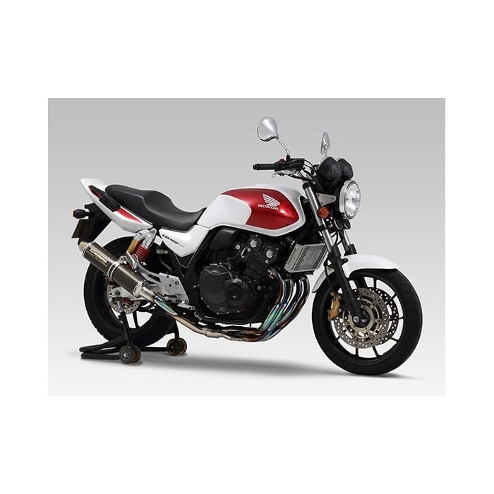 YOSHIMURA ヨシムラ 機械曲チタンサイクロン (ABS付き車両対応) フルエキゾーストマフラー CB400SB 14-14｜ナップス店