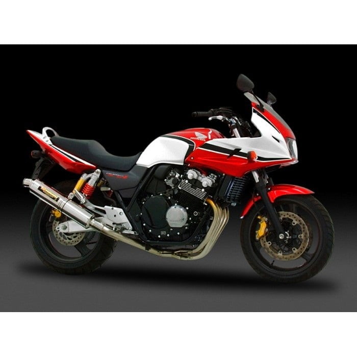 YOSHIMURA ヨシムラ 機械曲チタンサイクロン フルエキゾーストマフラー CB400SB 05-06｜ナップス店