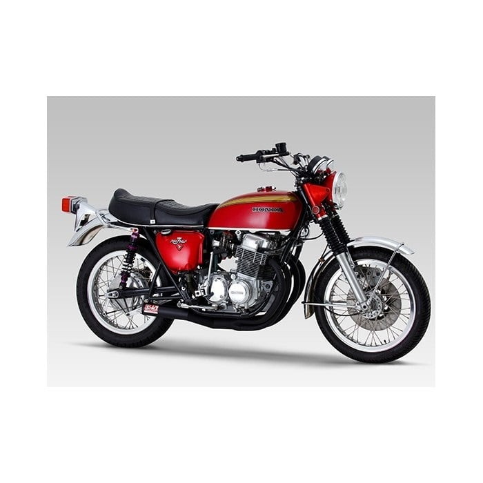 YOSHIMURA ヨシムラ レーシング手曲ストレートサイクロン フルエキゾーストマフラー CB750Four 70-77|ナップス店