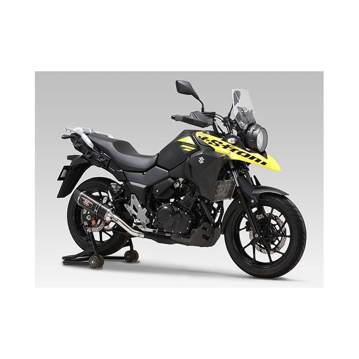 YOSHIMURA ヨシムラ R-77S サイクロン カーボンエンド EXPORT SPEC 政府認証 スリップオンマフラー V-Strom250 23- 43,095円