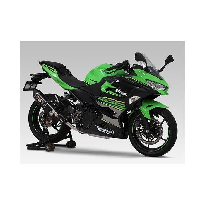 YOSHIMURA ヨシムラ R-77S サイクロン カーボンエンド EXPORT SPEC 政府認証 スリップオンマフラー Ninja250 18-｜ナップス店