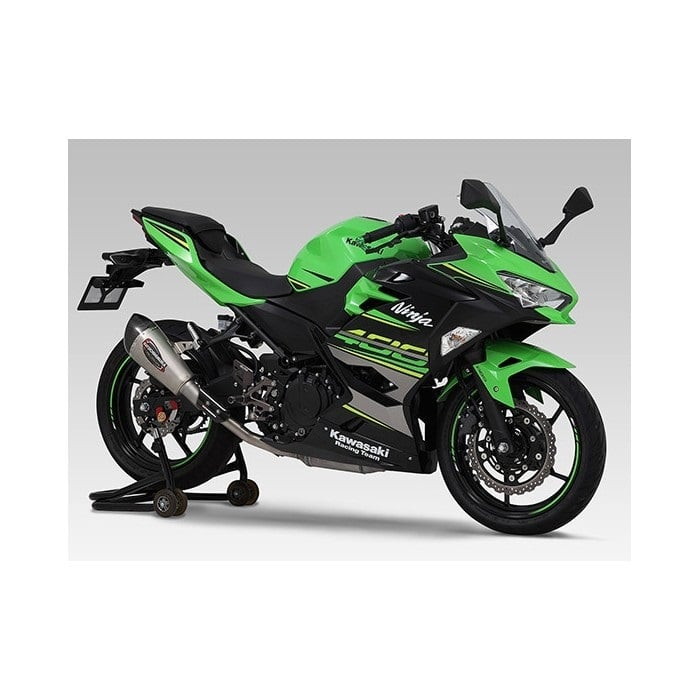 YOSHIMURA ヨシムラ USヨシムラ ALPHA-Tサイクロン 政府認証 スリップオンマフラー Ninja250 18-20
