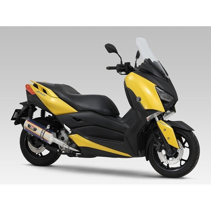YOSHIMURA ヨシムラ 機械曲R-77J サイクロン カーボンエンド EXPORT SPEC 政府認証 フルエキゾーストマフラー XMAX 18-20