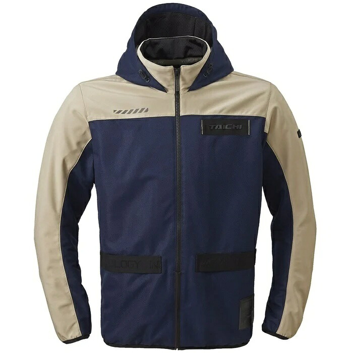 RS TAICHI タイチ RSJ334 エアーフリップパーカ BEIGE/NAVY