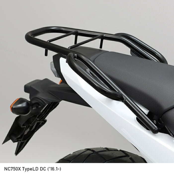 ENDURANCE エンデュランス タンデムグリップ付リアキャリア ブラック NC700S('12.4~'14.1)