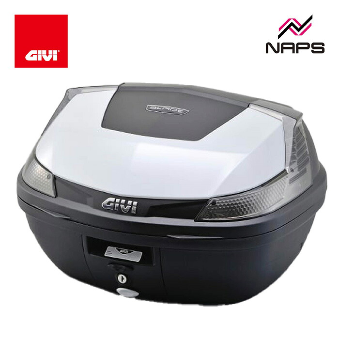 GIVI ジビ リアボックス トップケース B47NTMLB912 モノロックケース 47L TECHパールホワイト塗装 バイク用 DAYTONA デイトナ 94831|ナップス店