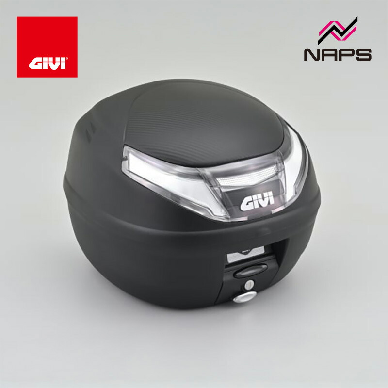 GIVI ジビ リアボックス トップケース E260NX モノロックケース 26L 未塗装ブラック (スモークレンズ) バイク用 DAYTONA デイトナ 17449