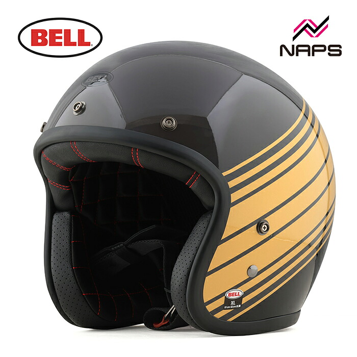 BELL ベル CUSTOM500 CRF ジェットヘルメット EDGE GLOSS BROWN/GOLD｜ナップス店