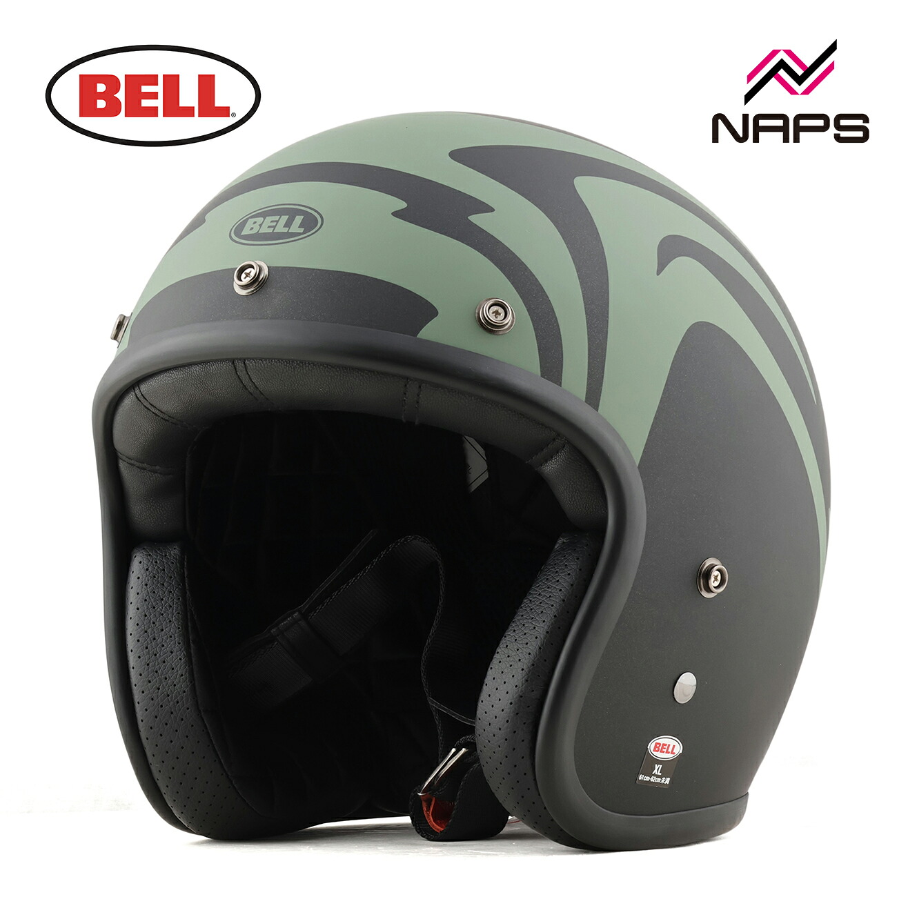 BELL ベル CUSTOM500 CRF ジェットヘルメット SLAP BLACK｜ナップス店