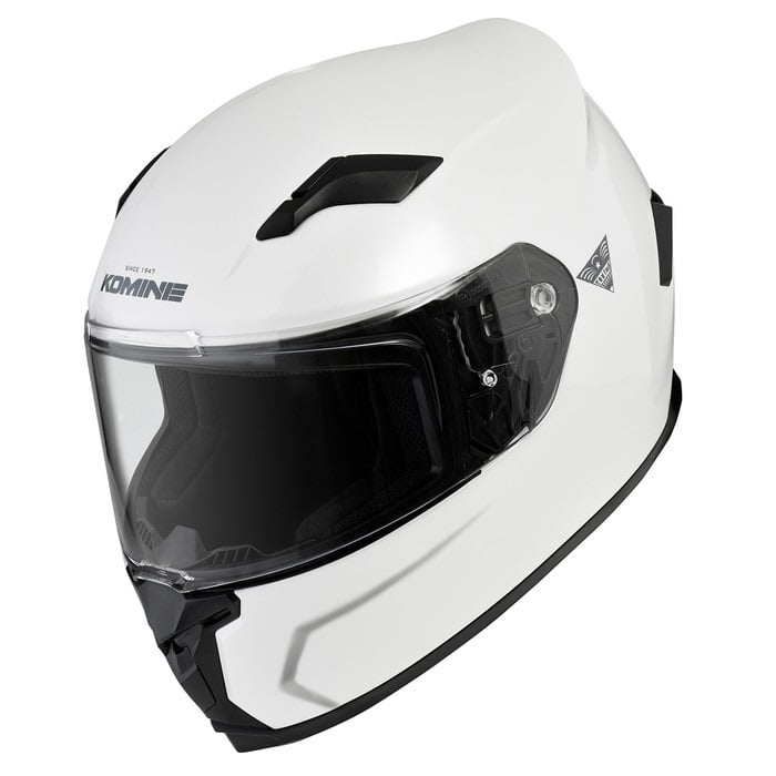 KOMINE コミネ HK-170 FL フルフェイスヘルメット【Pearl White】|ナップス店