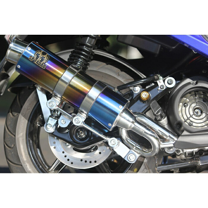 SP忠男 スペシャルパーツタダオ PURESPORT フルエキゾーストマフラー ”S” TitanBlue シグナスX/BW’S125 16-