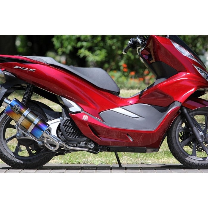 SP忠男 スペシャルパーツタダオ PURESPORT フルエキゾーストマフラー SilentVersion TitanBlue PCX125/HYBRID 18-