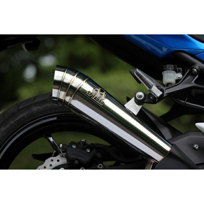 SP忠男 スペシャルパーツタダオ POWERBOX MEGAPHONE スリップオンマフラー(POWERBOX パイプ用) NINJA250 18-